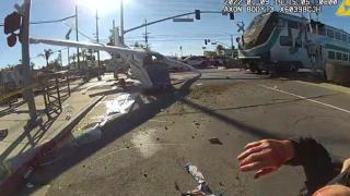 Zorunlu iniş yapan uçağın pilotu ölümden kıl payı kurtuldu