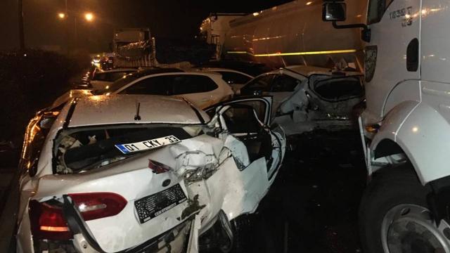 Gaziantepte zincirleme trafik kazası: 8 yaralı