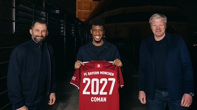 Bayern Münih Kingsley Comanın sözleşmesini uzattı