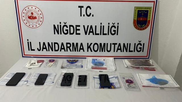 Niğdede uyuşturucu operasyonunda 9 şüpheli yakalandı