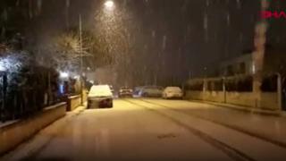 İstanbul'da kar yağışı başladı