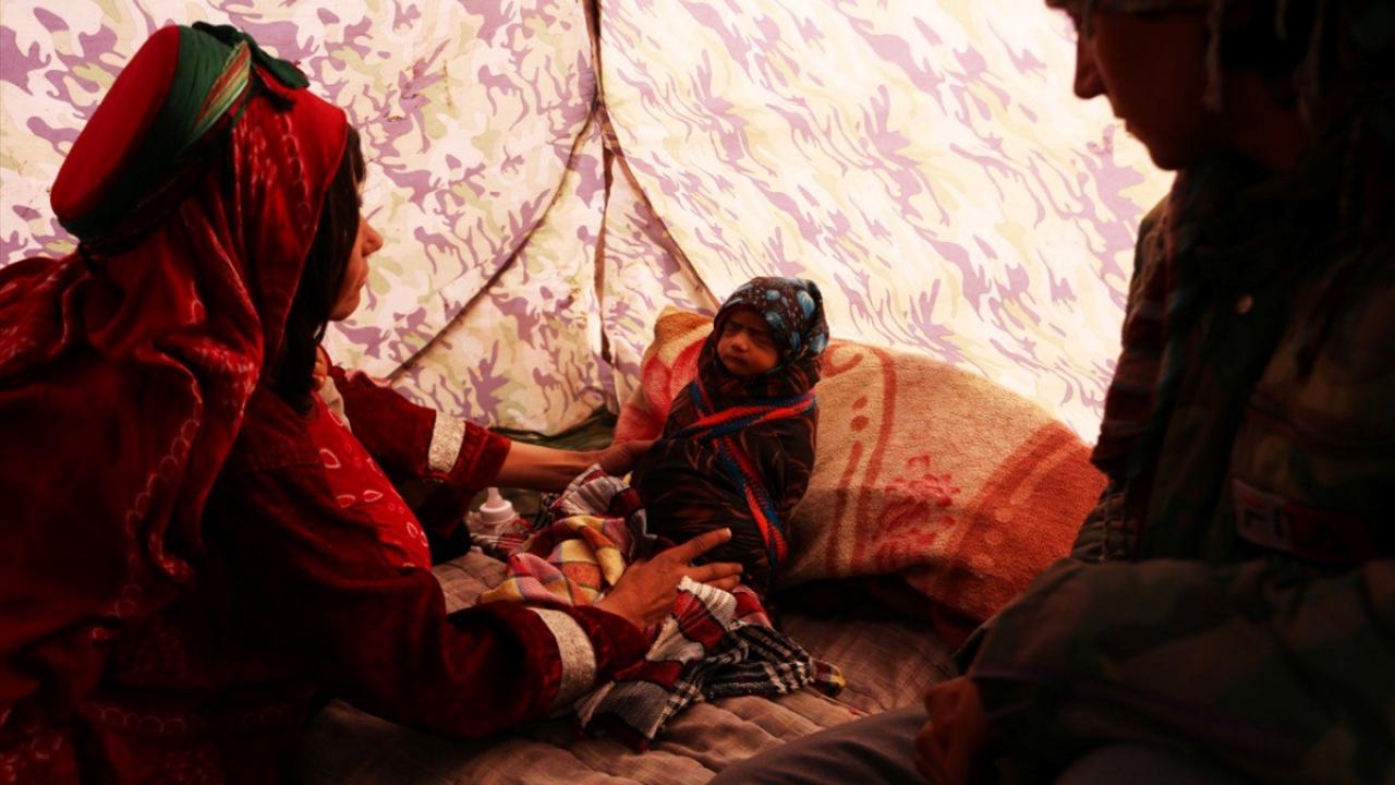 Kampın en küçük çocuğu ise 20 günlük Yadigar