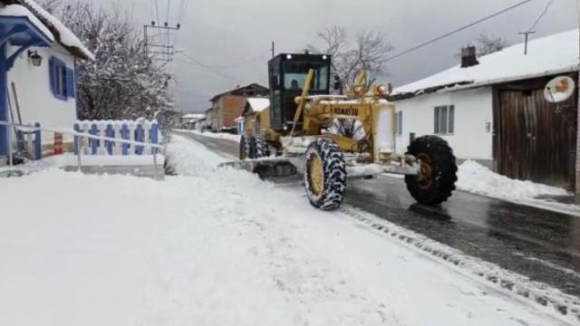 Bilecikte kar kalınlığı 50 santimetre