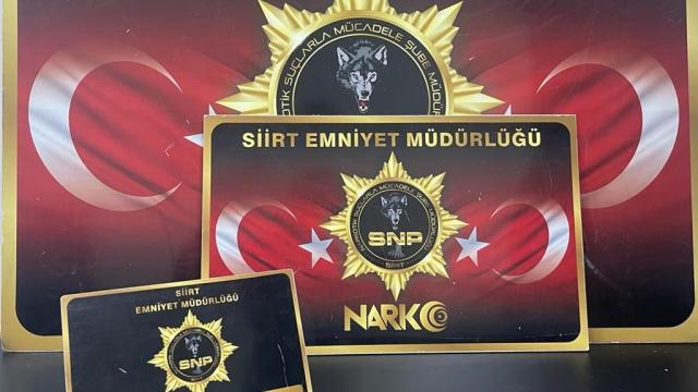 Siirtte uyuşturucu operasyonunda 4 kişi gözaltına alındı