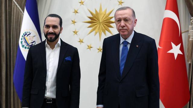 Cumhurbaşkanı Erdoğan, El Salvador Cumhurbaşkanı Bukelenin onuruna yemek verdi