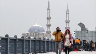 İstanbul'da kar yağışı
