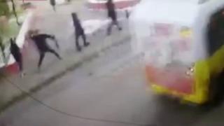 Kar topu kavgası kanlı bitti