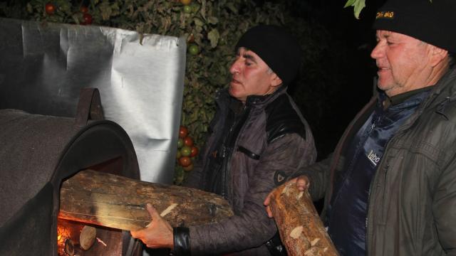 Antalyada yıl boyunca üretim yapılan seralarda `zirai don` nöbeti