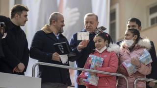 Cumhurbaşkanı Erdoğan'a Giresun'da fotoğraf sürprizi