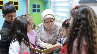 Emine Erdoğan Altındağ Bebek Kütüphanesi'nin açılışını yaptı