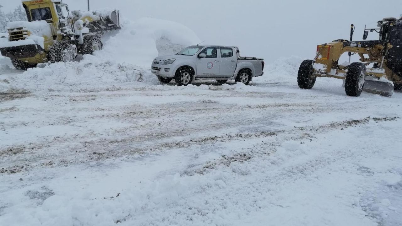 Isparta`da kar kalınlığı 20 santimetre