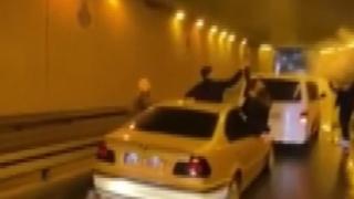 Asker konvoyunda yol kesip ateş açtılar