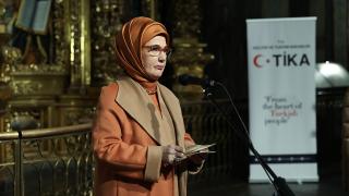 Emine Erdoğan, TİKA'nın Kiev'de gerçekleştirdiği projenin açılışını yaptı