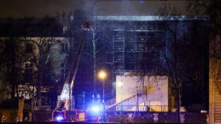 Paris'te inşaatta yangın