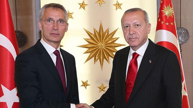 Cumhurbaşkanı Erdoğan Stoltenberg ile görüştü