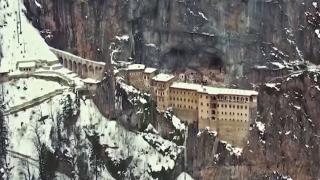 Sümela Manastırı'ndaki görüntüler tepki çekti