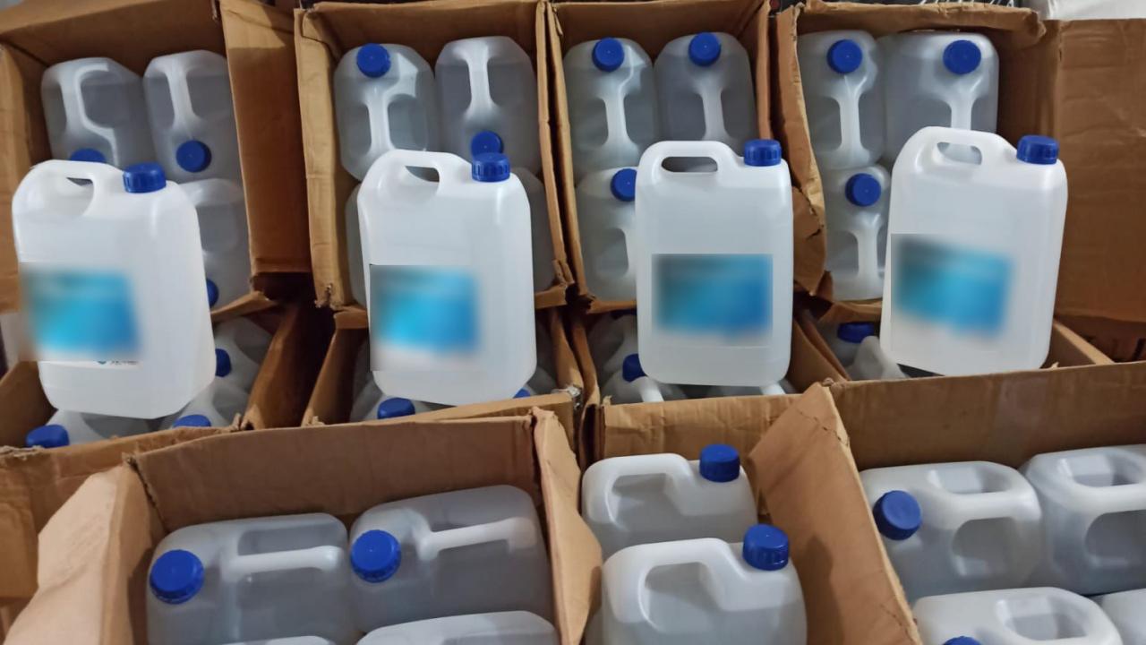 Bodrum’da 235 litre etil alkol ele geçirildi