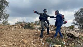 İsrail askerlerinden Beyta'da bulunan AA ekibine müdahale