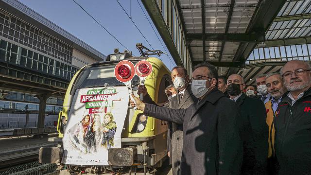 İkinci İyilik Treni törenle Afganistana uğurlandı