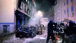 Almanya'da alkollü tır sürücüsü sokağı savaş alanına çevirdi