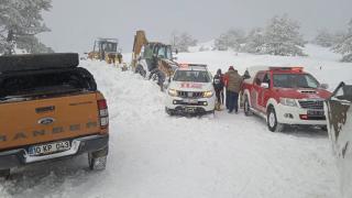 Kazdağları'nda mahsur kalanlar kurtarıldı
