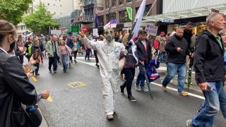 Yeni Zelanda'da aşı ve maske karşıtı eylemcilere gözaltı