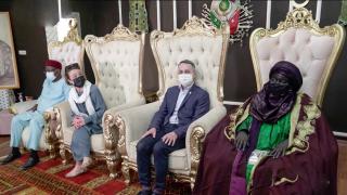 İsviçre Cumhurbaşkanı'nın Nijer ziyaretinde dikkat çeken ayrıntı: Osmanlı tuğrası