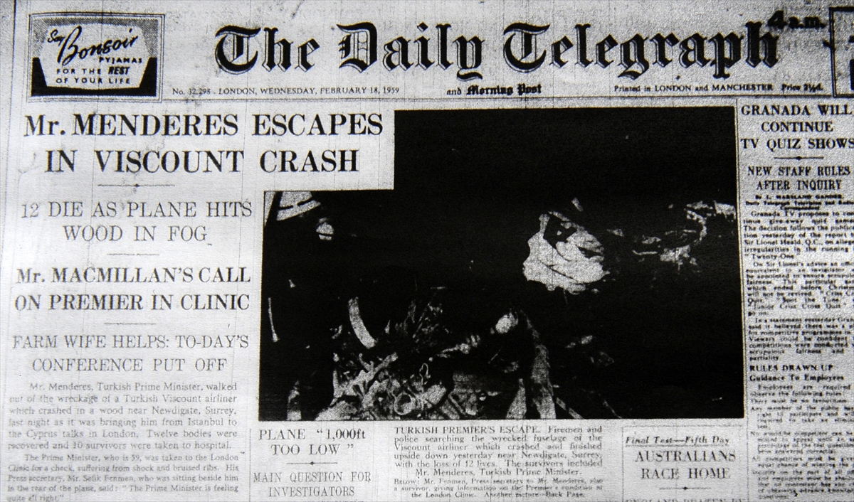 Dönemin AA Genel Müdürü de kazada yaşamını yitirdi