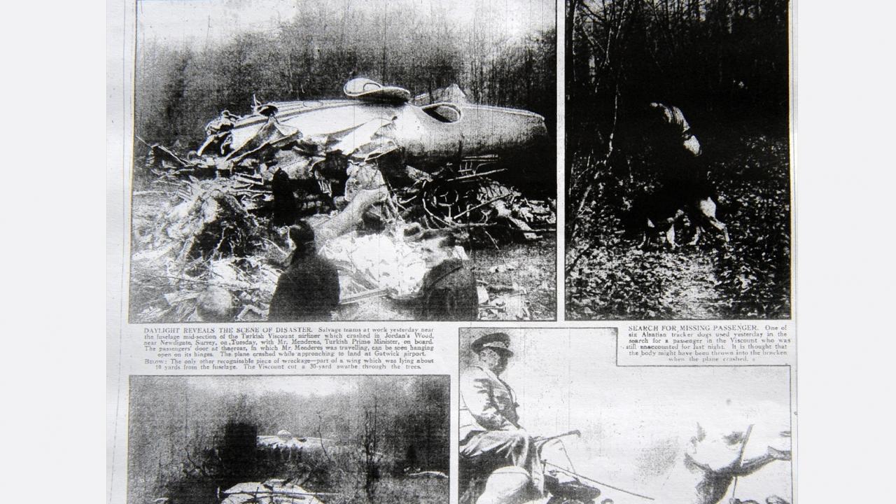 Kaza, İngiliz gazetelerinin manşetlerinde