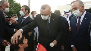 Cumhurbaşkanı Erdoğan'a Dubai'de büyük ilgi