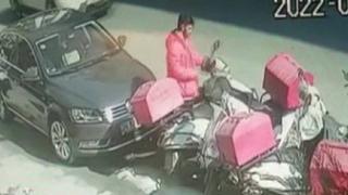 Hırsız motokurye dur durak bilmiyor: Bu kez de kebapçının motosikletini çaldı