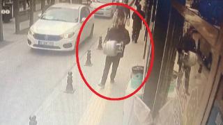 Dağıtım aracından çaldığı tüpü işletmeye geri sattı