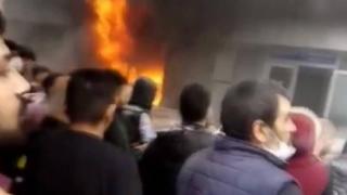 Bağcılar'da tekstil atölyesinde yangın