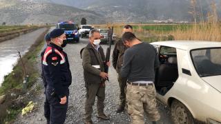 Helikopter destekli "kaçak avcılık" denetimi yapıldı