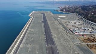 Rize-Artvin Havalimanı'nın üst yapı inşaatında sona gelindi