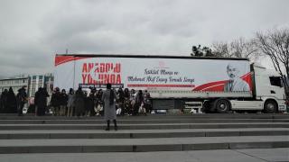 Akif'in İzinde İstiklal Sergisi tırı Bursa'da