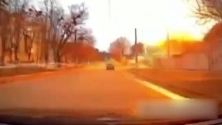 Harkiv'de patlama anı araç kamerasında