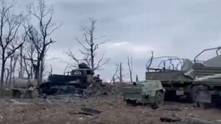 Rus araç ve mühimmatı imha edildi