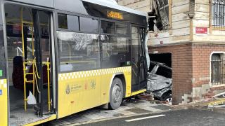 İETT otobüs kazasının görüntüleri ortaya çıktı