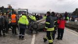 Kocaeli'de zincirleme trafik kazası ulaşımı aksattı