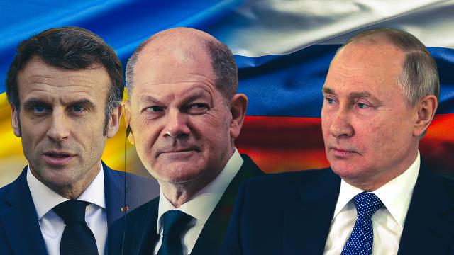 Şolts və Makron Putinlə danışdılar