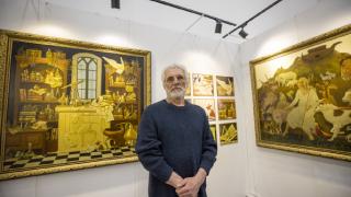 Ukraynalı Ressam Melnykov savaştan kaçtı Türkiye’ye sığındı