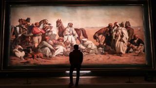 Türkiye’nin en büyük oryantalist tablosu: Çölde Av