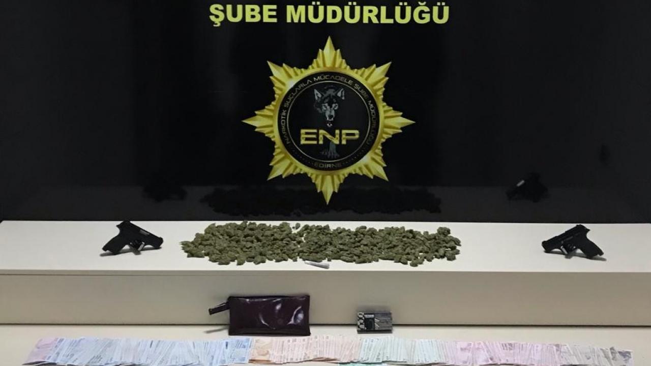 Edirne'de uyuşturucu operasyonu: 4 gözaltı