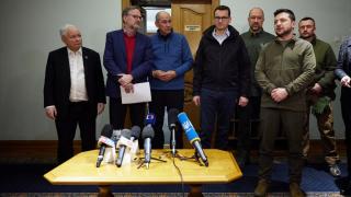 Zelenskiy, Polonya, Çekya ve Slovenya başbakanlarını kabul etti