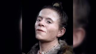 İsveç'te Taş Devri kadınının heykeli yapıldı