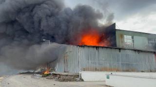 Karabük'te fabrika yangını