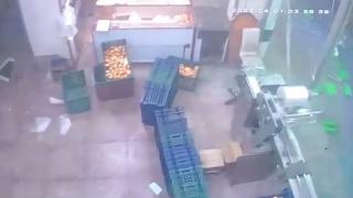 Gaziantep'te lokantadaki patlama kamerada