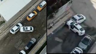 Babasına kızıp 10 araca çarptı