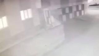 Sivas'ta 3 kişinin yaralandığı patlama anı kamerada